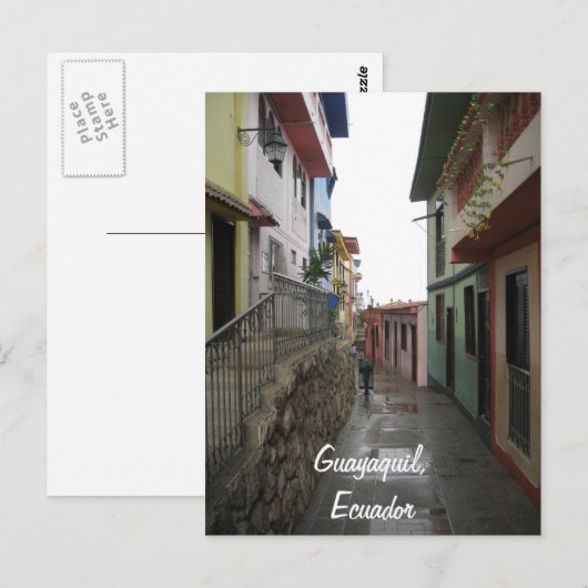 グアヤキル，エクアドル ポストカード (正面/裏面)