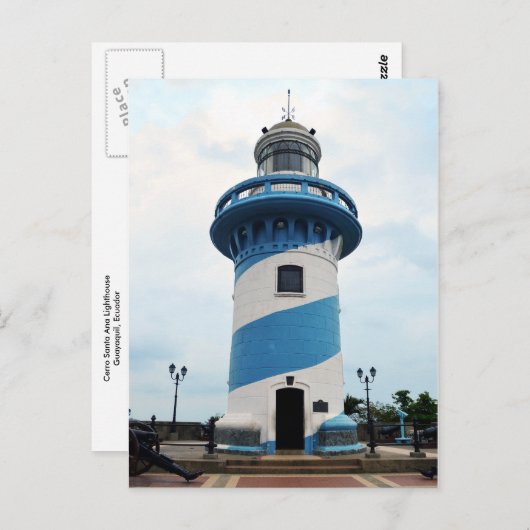 グアヤキル,エクアドル,ライトハウス ポストカード (正面/裏面)