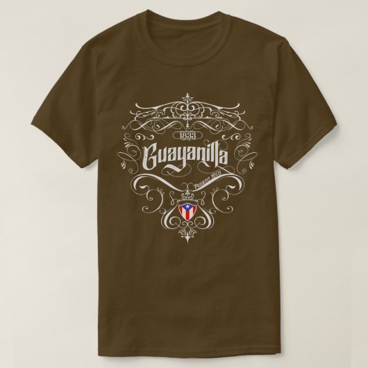 グアヤニラヴィンテージデザイン Tシャツ (デザイン正面)