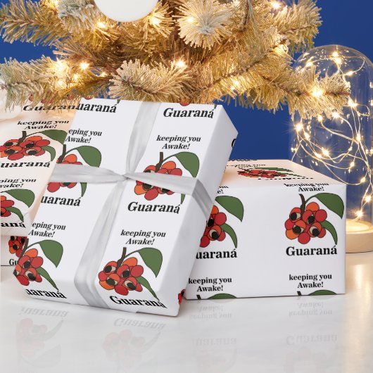 グアラナ植物のボタニカル ラッピングペーパー (クリスマス)