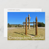 グアララさんのご挨拶！ ポストカード (正面/裏面)