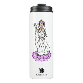 グアンイン菩薩像オンロータス タンブラー
