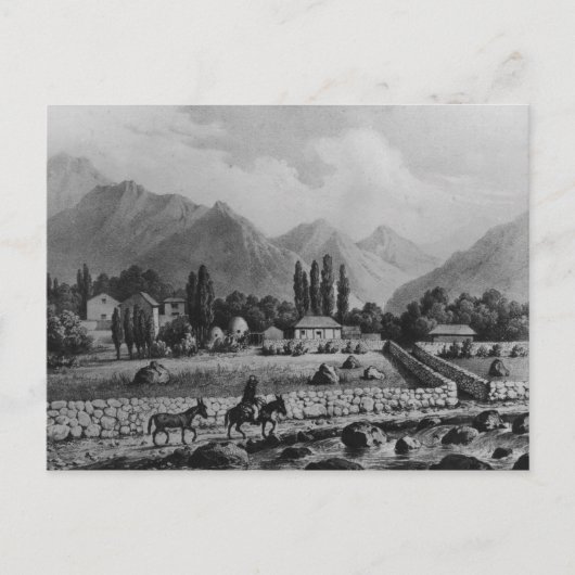 グアンタ , 「チリの歴史」より, 1854 ポストカード (正面)