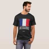 グアン©ランデフランス国旗ドレープフランナ§Ais Tシャツ (正面フル)