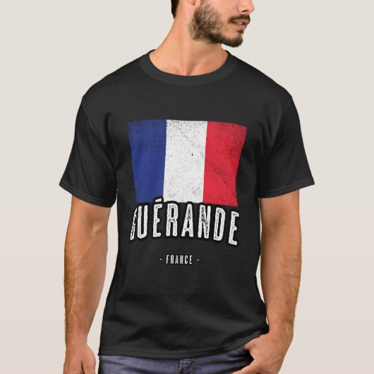 グアン©ランデフランス国旗ドレープフランナ§Ais Tシャツ (正面)