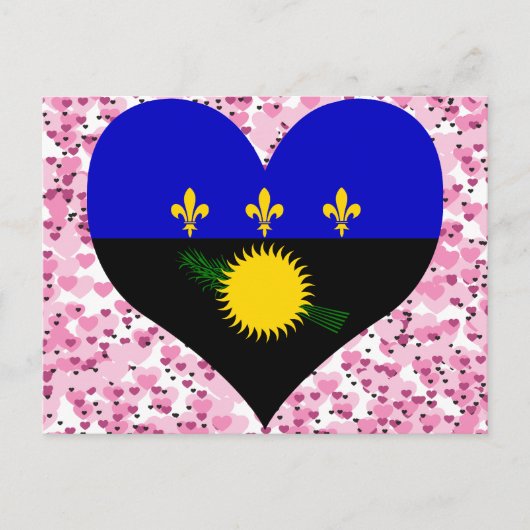 グア買ドレウペ国旗 ポストカード (正面)