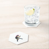 グイおもしろいットのロックンロールゴシックキリン・パンク・キリン ペーパーコースター (インサイチュ)