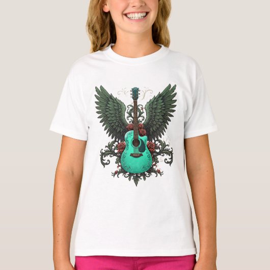 グイタープリントTシャツデザイン Tシャツ (正面)