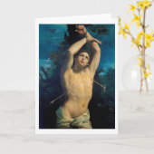 グイド·レニ聖セバスチャン(聖セバスチャン) カード (黄色い花)