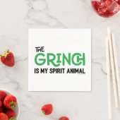 グインチは私のスピリットアニマル引用文 スタンダードカクテルナプキン (インサイチュ)