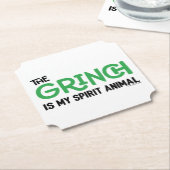 グインチは私のスピリットアニマル引用文 ペーパーコースター (アングル)