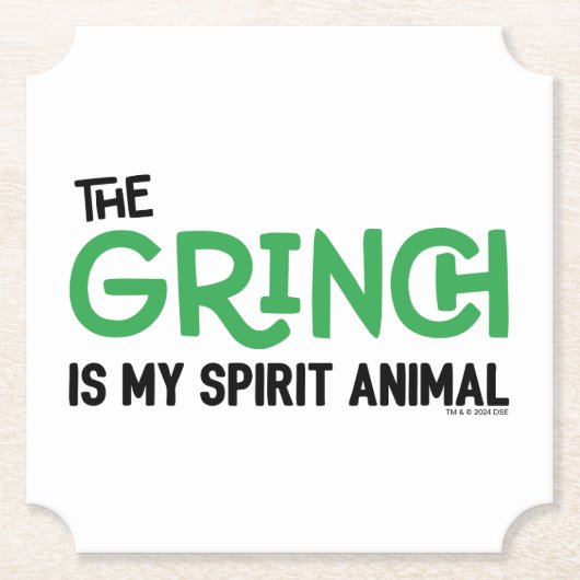 グインチは私のスピリットアニマル引用文 ペーパーコースター (正面)