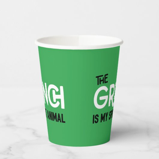 グインチは私のスピリットアニマル引用文 紙コップ (左)