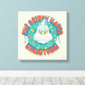 グインチ嫌いのクリスマス キャンバスプリント (インサイチュ (ウッドフロア))