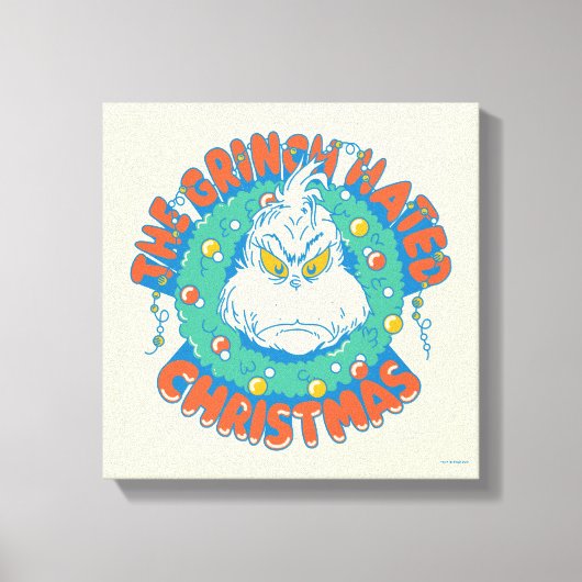 グインチ嫌いのクリスマス キャンバスプリント (正面)