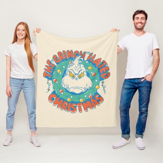 グインチ嫌いのクリスマス フリースブランケット (インサイチュ)