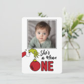 グインチ彼女は平均1歳の誕生日だ サンキューカード (スタンド正面)