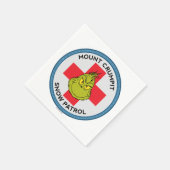 グインチ |クランプト雪パトロール スタンダードカクテルナプキン (角)