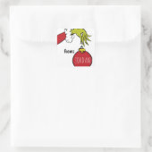 グインチ |クリスマスギフト誕生日からラベル スクエアシール (バッグ)