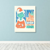 グインチ |クリスマスストップヴィンテージグラフィック キャンバスプリント (インサイチュ (ウッドフロア))