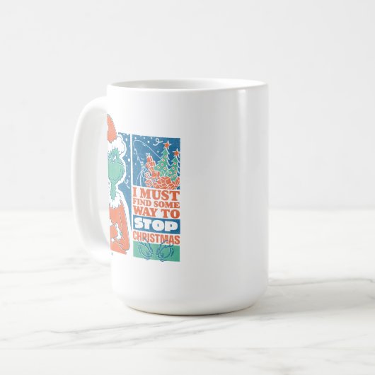 グインチ |クリスマスストップヴィンテージグラフィック コーヒーマグカップ (正面左)