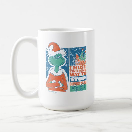 グインチ |クリスマスストップヴィンテージグラフィック コーヒーマグカップ (左)