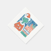 グインチ |クリスマスストップヴィンテージグラフィック スタンダードカクテルナプキン (角)