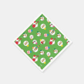 グインチ |クリスマスドットパターン スタンダードカクテルナプキン (角)