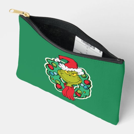 グインチ |クリスマスホリデーリース アクセサリーポーチ (見開き)