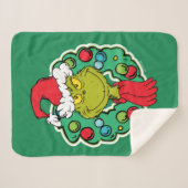 グインチ |クリスマスホリデーリース シェルパブランケット (正面(横))