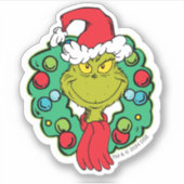 グインチ |クリスマスホリデーリース シール (正面)