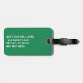 グインチ |クリスマスホリデーリース ラゲッジタグ (裏面横)