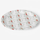 グインチ |クリスマスライトパターン ペーパープレート (アングル)