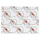 グインチ |クリスマスライトパターン ラージペーパーバッグ (裏面)