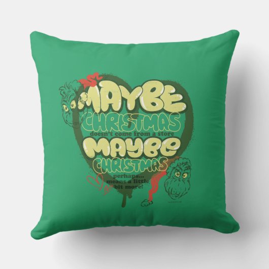 グインチ |クリスマス引用文 クッション (裏面)