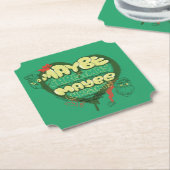 グインチ |クリスマス引用文 ペーパーコースター (アングル)