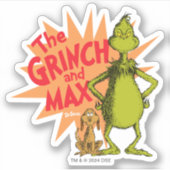 グインチ |グラインチとマックスのスターバスト シール (正面)