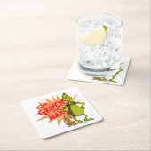 グインチ |グラインチとマックスのスターバスト スクエアペーパーコースター (インサイチュ)