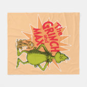 グインチ |グラインチとマックスのスターバスト フリースブランケット (正面(横))