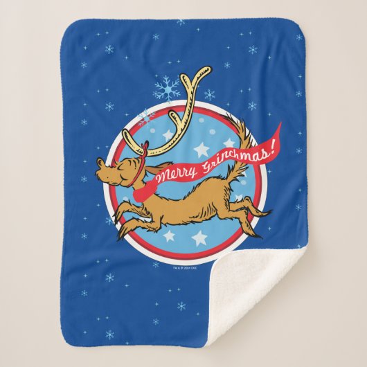 グインチ |マックスグメリーリンクリスマス！ シェルパブランケット (正面)