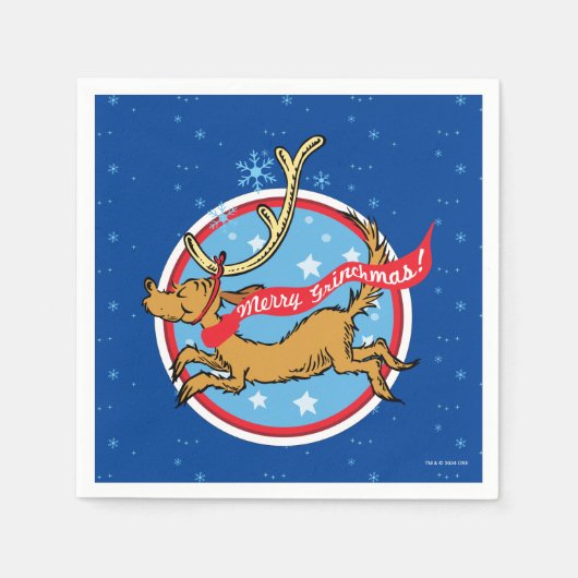 グインチ |マックスグメリーリンクリスマス！ スタンダードカクテルナプキン (正面)