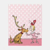 グインチ |マックス&シンディルー誰 フリースブランケット (正面)