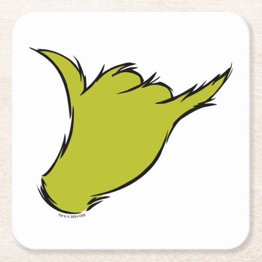 グインチ |平均的なマシンのTシャツ スクエアペーパーコースター (正面)