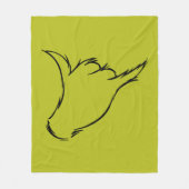 グインチ |平均的なマシンのTシャツ フリースブランケット (正面)