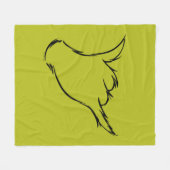 グインチ |平均的なマシンのTシャツ フリースブランケット (正面(横))