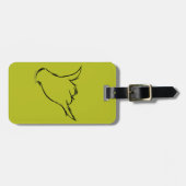 グインチ |平均的なマシンのTシャツ ラゲッジタグ (正面横)