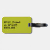 グインチ |平均的なマシンのTシャツ ラゲッジタグ (裏面横)