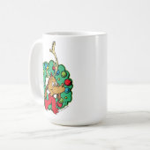 グインチ |最大クリスマスリース コーヒーマグカップ (正面左)