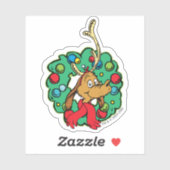 グインチ |最大クリスマスリース シール (シート)