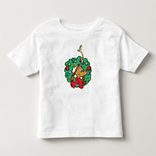グインチ |最大クリスマスリース トドラーTシャツ (正面)